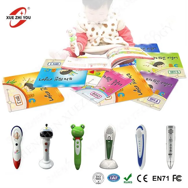 Libro interattivo per l'apprendimento della penna parlante per bambini