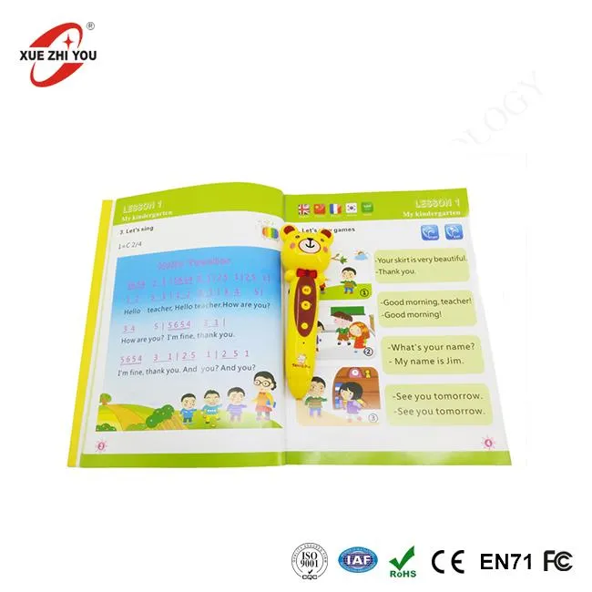 Penna e libri intelligenti della lettura dei bambini del giocattolo