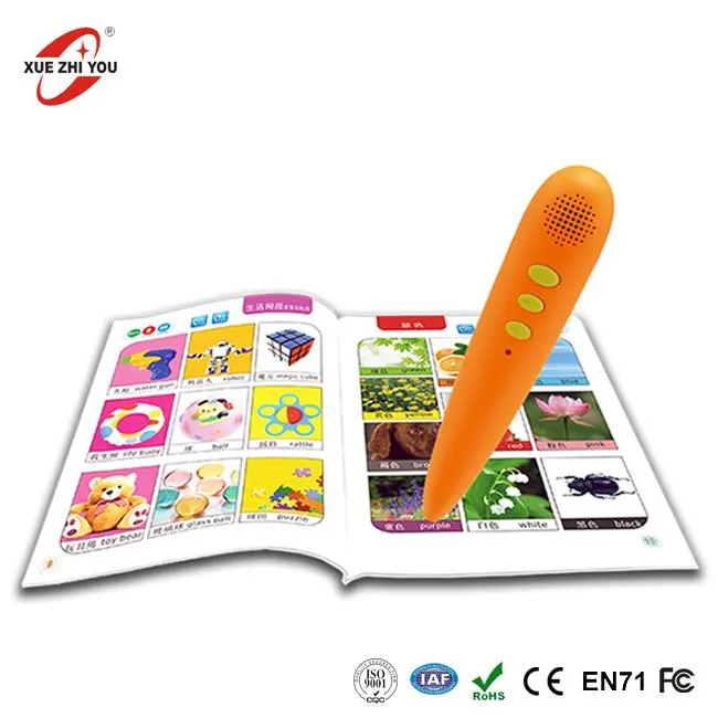 Bambini che parlano leggendo la penna Fun Learning Pen