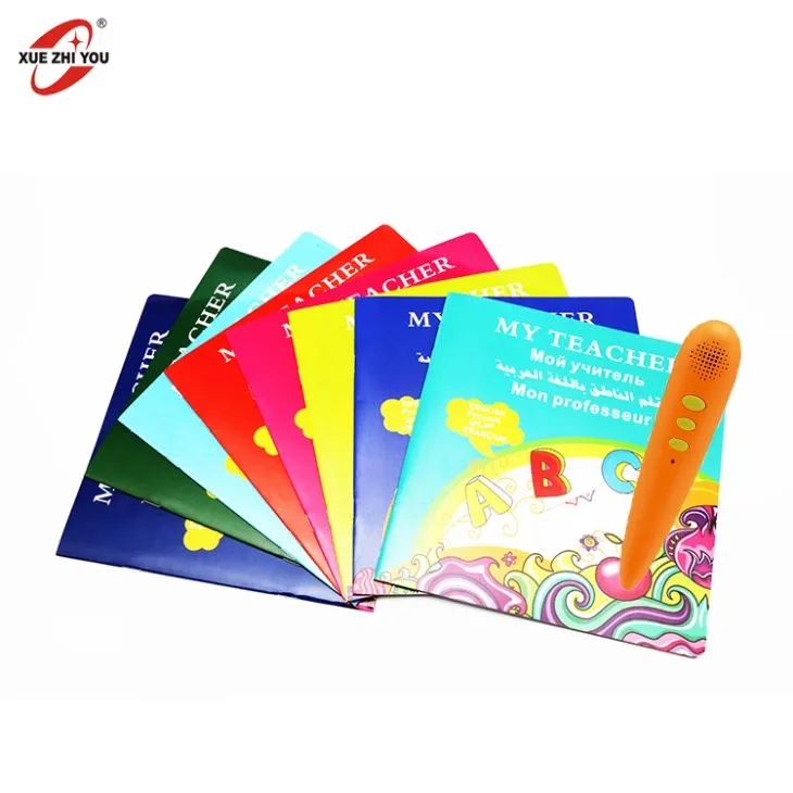 Bambini che parlano Pen Learning con i libri