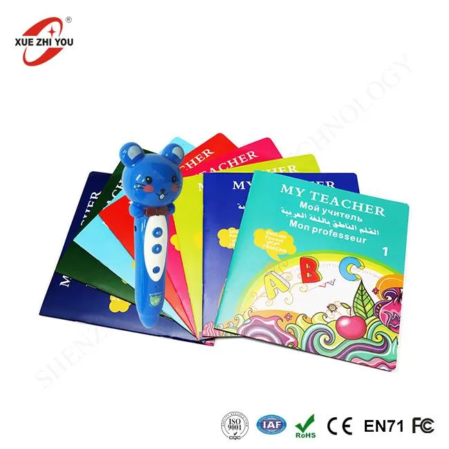 Penna parlante del reade del libro della macchina di apprendimento