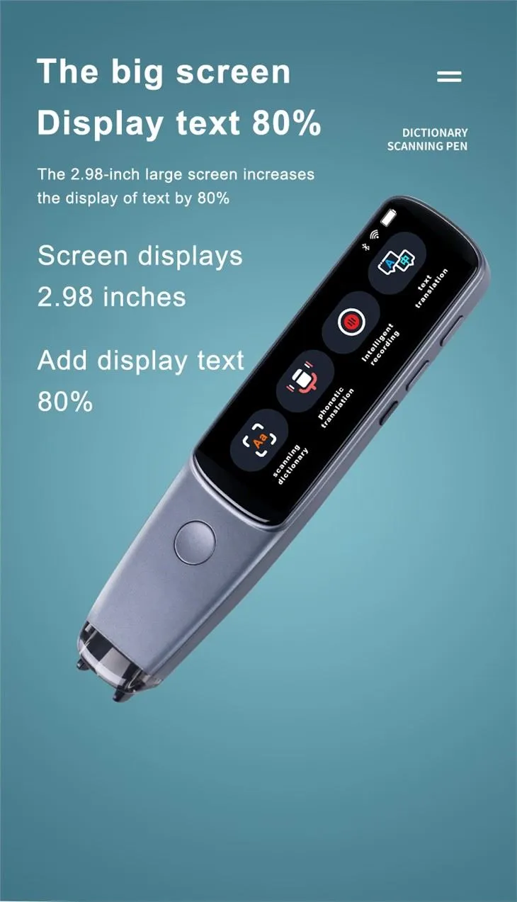 Penna parlante, Tablet PC, penna di traduzione della scansione.