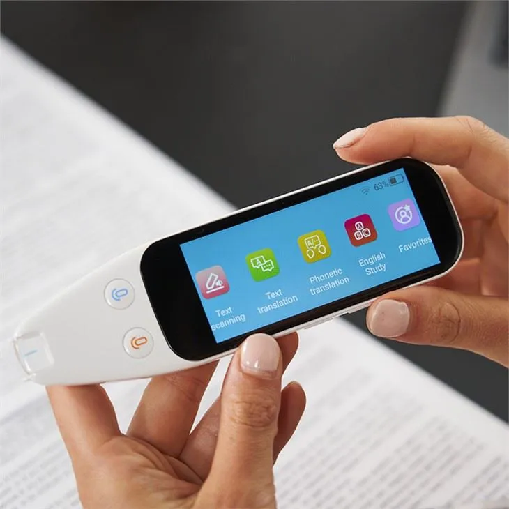 Penna per traduzione multilingue istantanea a due vie